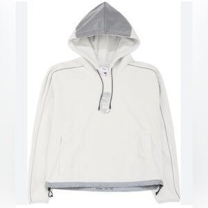 NWT PUMA x Helly Hansen Polar Fleece Hoodie Glacier Gray Reflective 3M Sz M